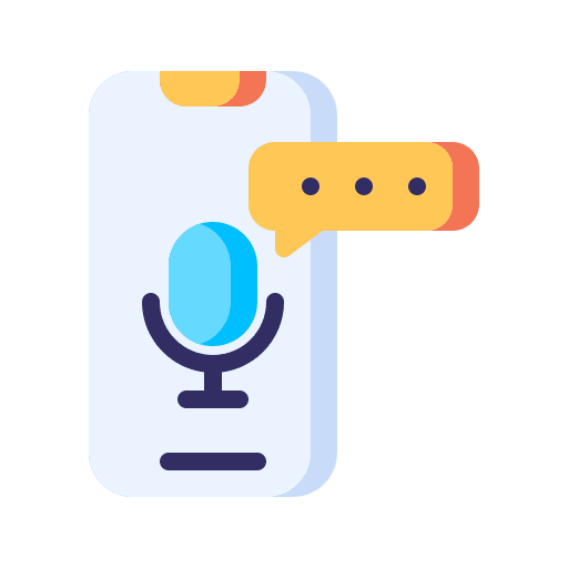 Voice message listen music and multimedia voice message icon Voice message listen music and multimedia voice message icon