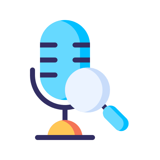 Voice search music and multimedia voice search podcast icon Voice search music and multimedia voice search podcast icon