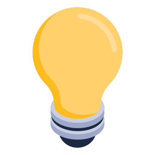 Lightbulb ideas idea electronics icon