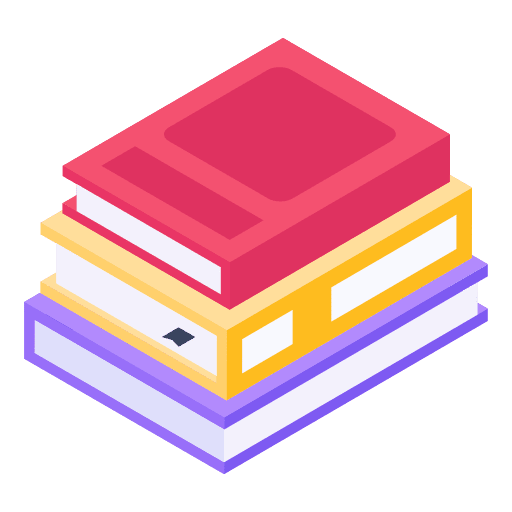 Books study subjects three icon