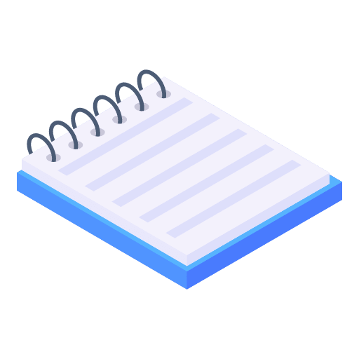 Notepad writing notepad writer icon