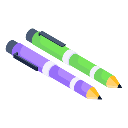 Pencils pencils pens draw icon