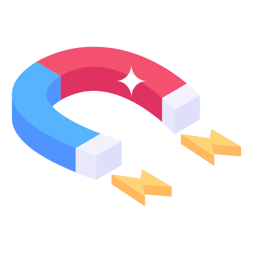 Magnet physics magnetic magnet icon