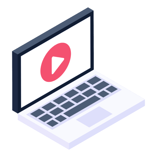 Online video online video video screen icon