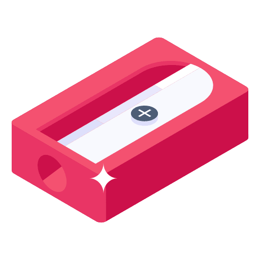 Pencil sharpener education pencil sharpener stationery icon