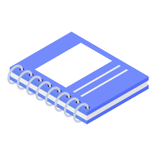 Notebook agenda book address book icon