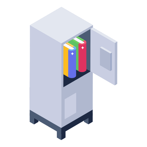 Office cabinet furniture and household drawer furniture icon