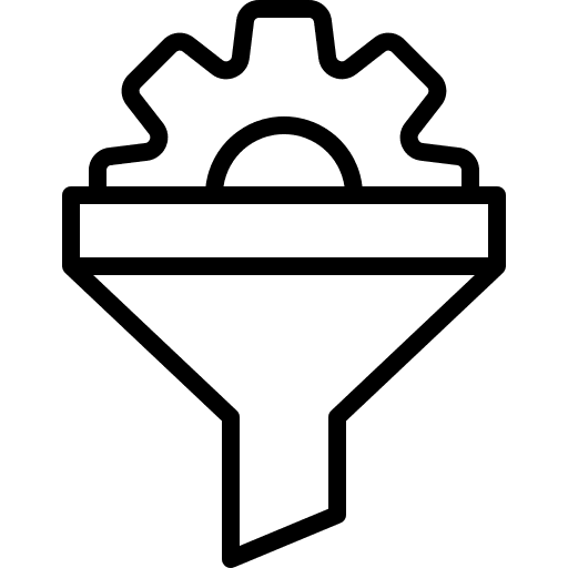 Filter strategy funnel ui icon Filter strategy funnel ui icon
