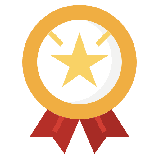 Award winner trophy prize icon