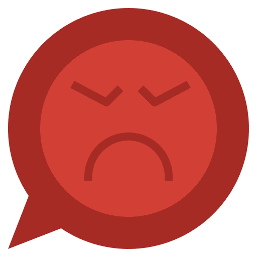 Bad review unhappy user loss icon Bad review unhappy user loss icon