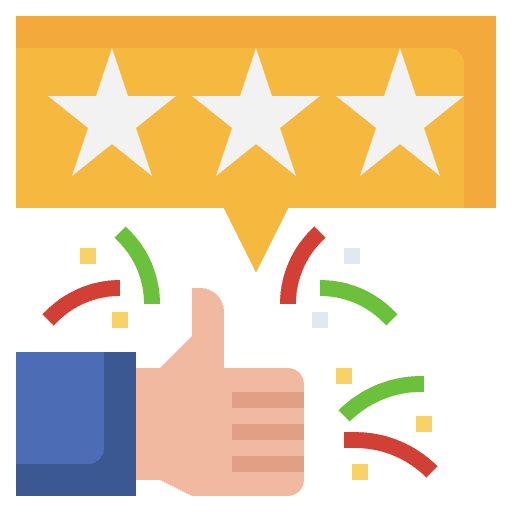 Rating like thumb up review icon Rating like thumb up review icon