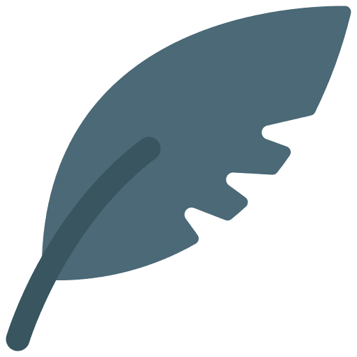 Feather cultures feather quill icon