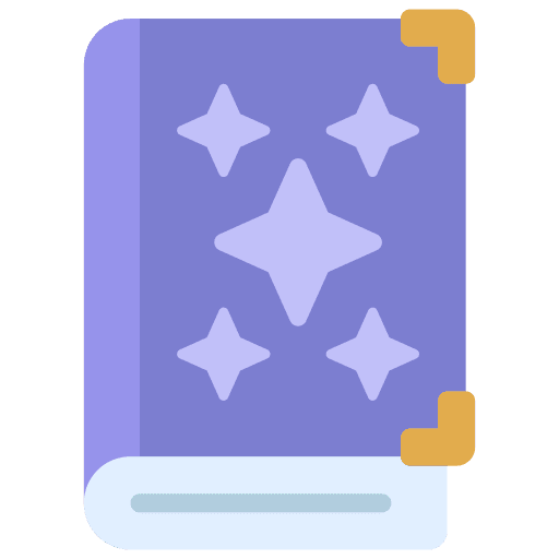 Spell book magic spell book astrology icon