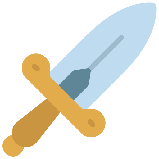 Dagger miscellaneous sword blade icon