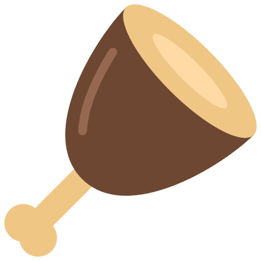 Mutton food and restaurant barbecue proteins icon