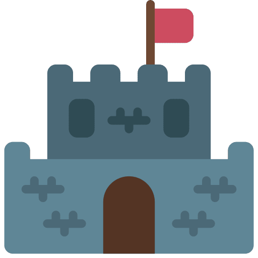 Castle castle medieval building icon