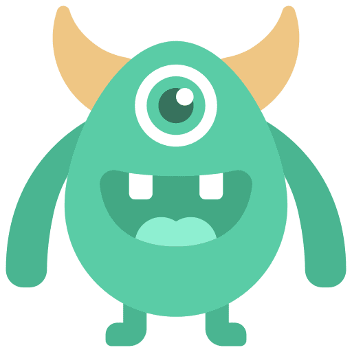 Monster horror monster halloween icon