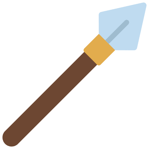 Spear weapons lance game icon