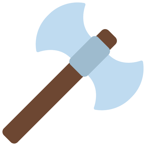 Axe gaming game blade icon