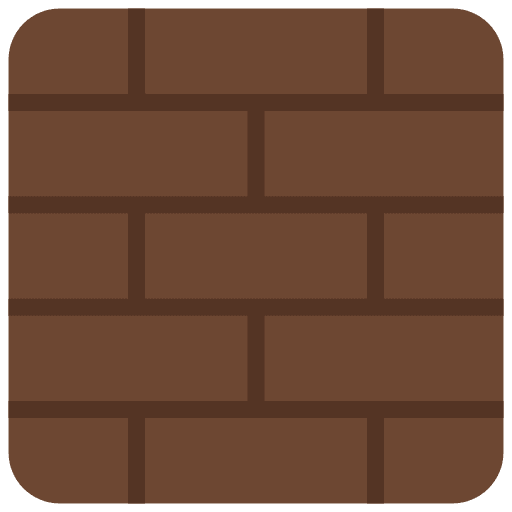 Bricks box leisure play icon