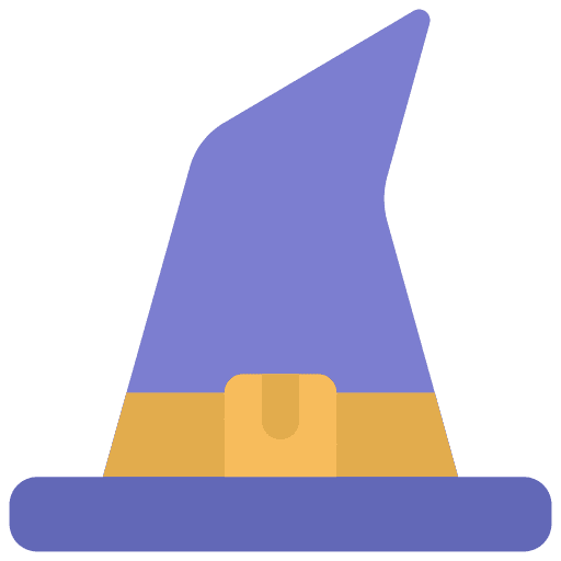 Witch hat miscellaneous witchcraft halloween icon