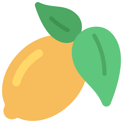 Lemon vegetarian lemon food and restaurant icon