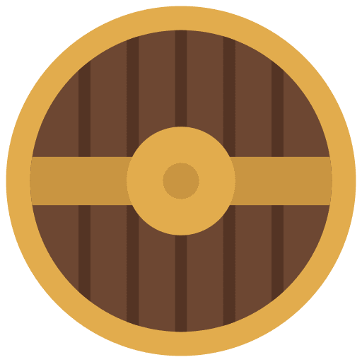Shield protected protection safety icon