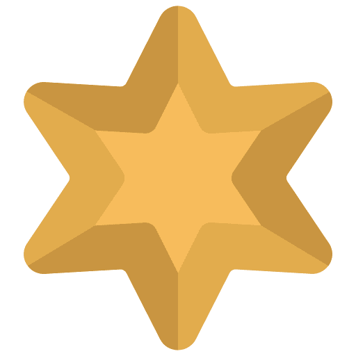 Star rate shapes gaming icon