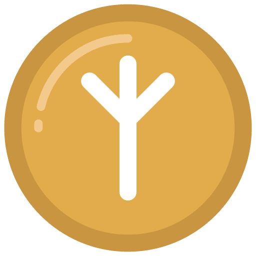 Token gaming leisure coin icon