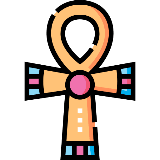 Ankh shape egyptian cross icon Ankh shape egyptian cross icon