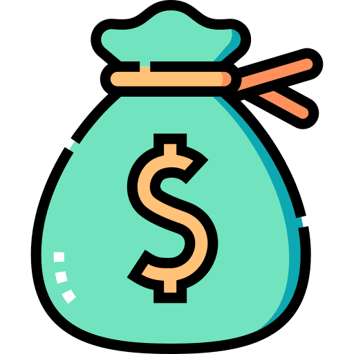 Money bag symbol dollar business icon Money bag symbol dollar business icon