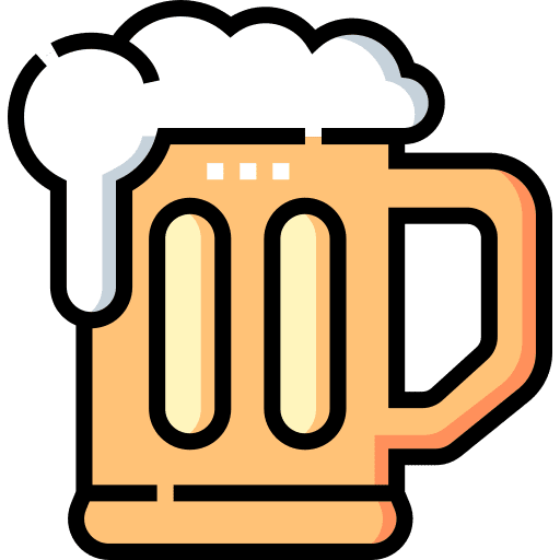 Beer food alcoholic drink mug icon Beer food alcoholic drink mug icon