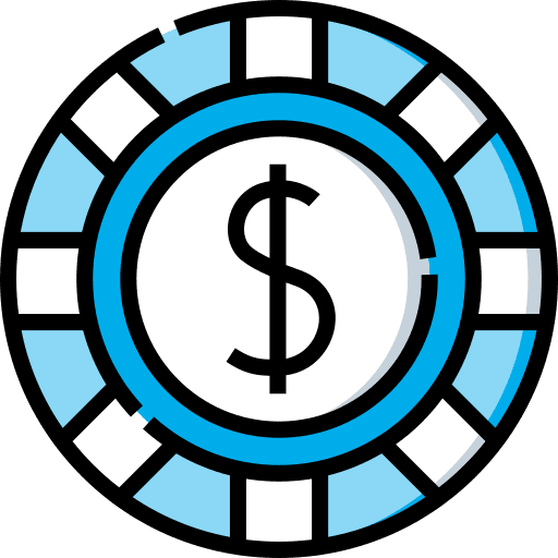 Casino chip dollar casino chip gambling icon Casino chip dollar casino chip gambling icon
