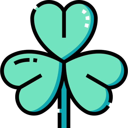 Clover garden leaves clover leaf icon Clover garden leaves clover leaf icon