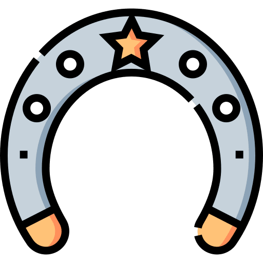 Horseshoe tools holes outlined icon Horseshoe tools holes outlined icon