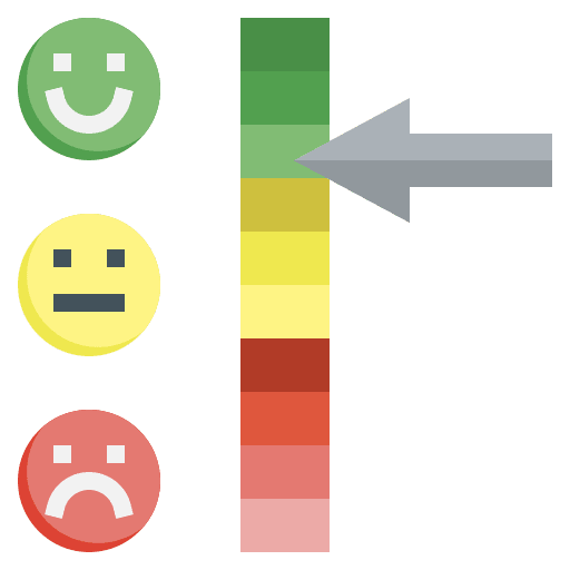 Satisfaction ui rate positive icon