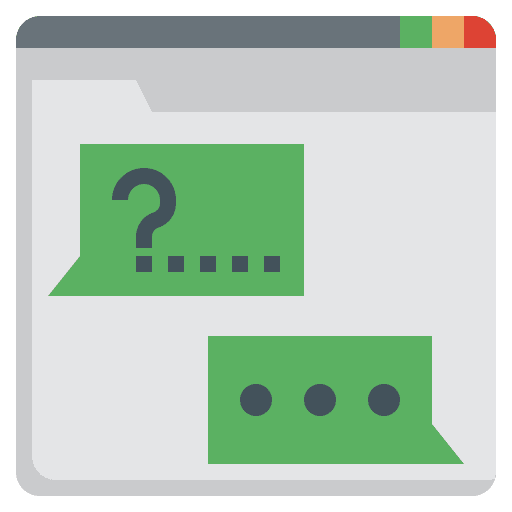 Answer conversation text talk icon Answer conversation text talk icon