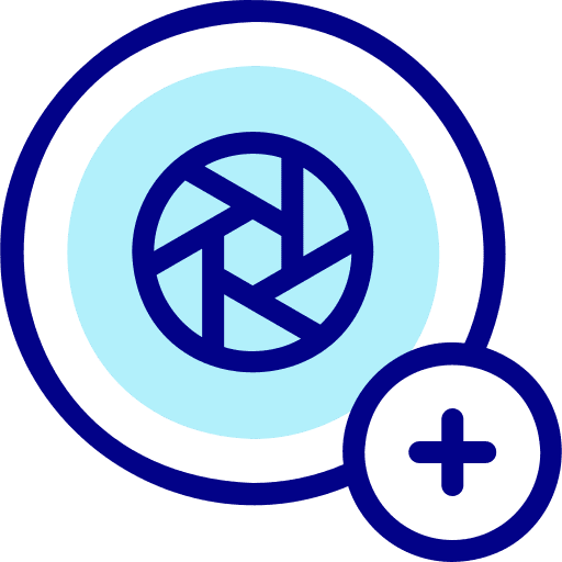 Depth of field vision depth of field edit tools icon
