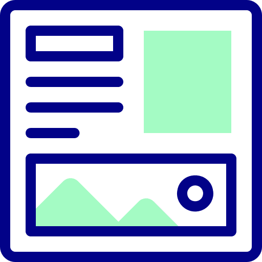 Layout browser website page icon