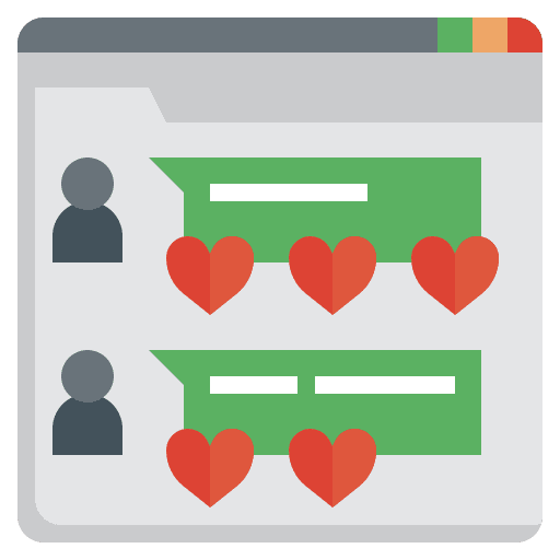 Testimonials happy client stars rating icon Testimonials happy client stars rating icon