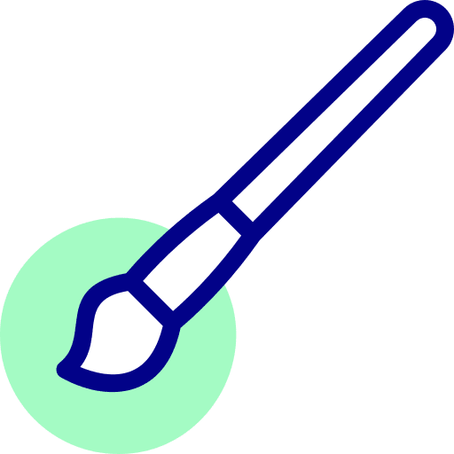 Paint brush art painter edit tools icon Paint brush art painter edit tools icon
