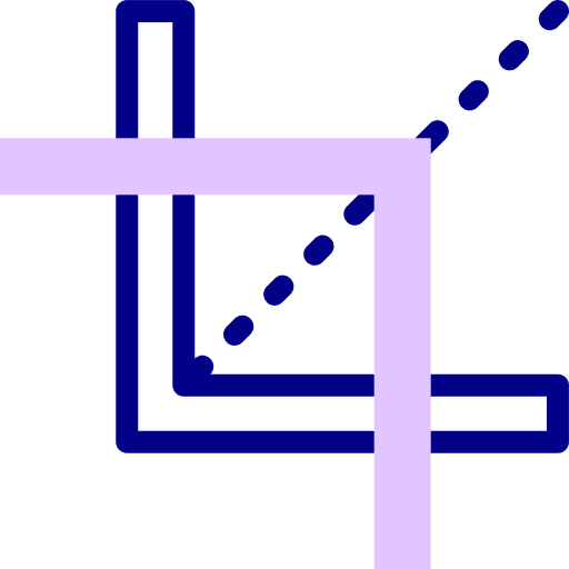 Crop design trim crop icon Crop design trim crop icon