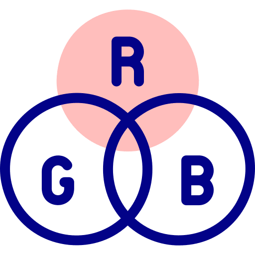 Rgb chromatic graphic design edit tools icon Rgb chromatic graphic design edit tools icon