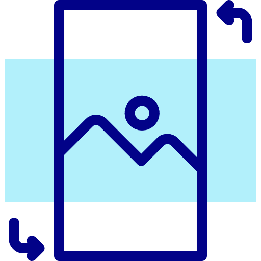 Rotate image rotating design icon Rotate image rotating design icon