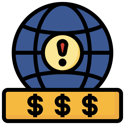 Internet globe business and finance dollar icon Internet globe business and finance dollar icon