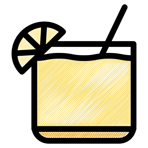 Cold drink lemon cold drink straw icon Cold drink lemon cold drink straw icon