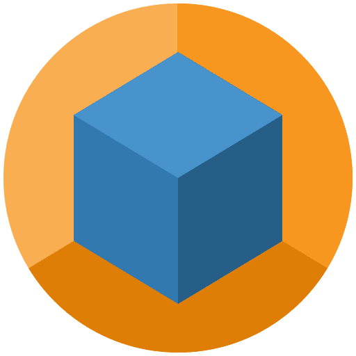 3d cube shape art and design icon 3d cube shape art and design icon
