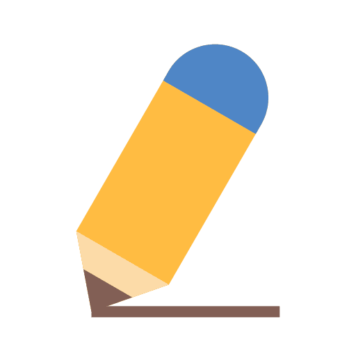 Pencil school material pencil education icon