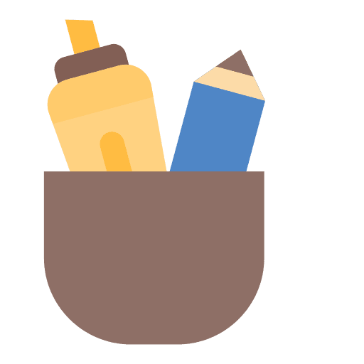Stationary knowledge equipment study icon