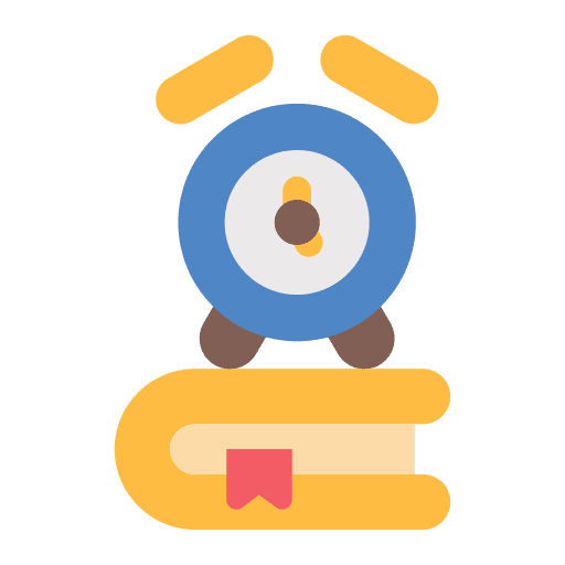 Alarm school time timer icon Alarm school time timer icon